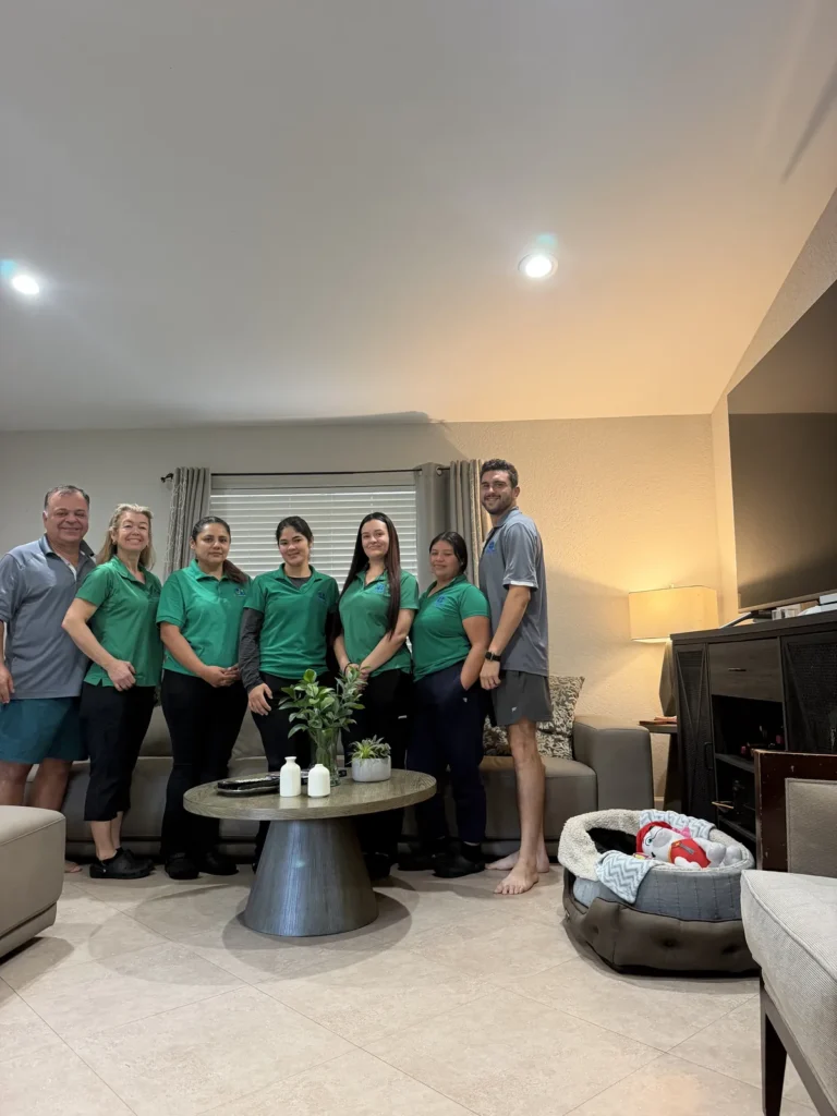 S&K house cleaning crew in a Palm Beach County home